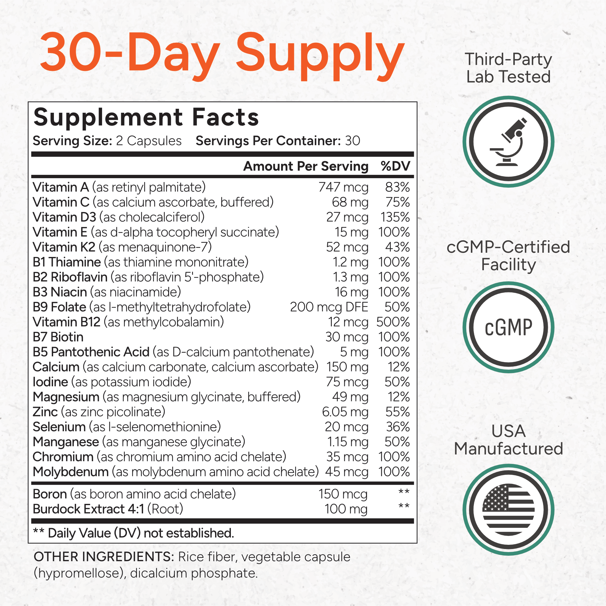 Bladder Smart® | Low Acid Multivitamin - Natural Approach