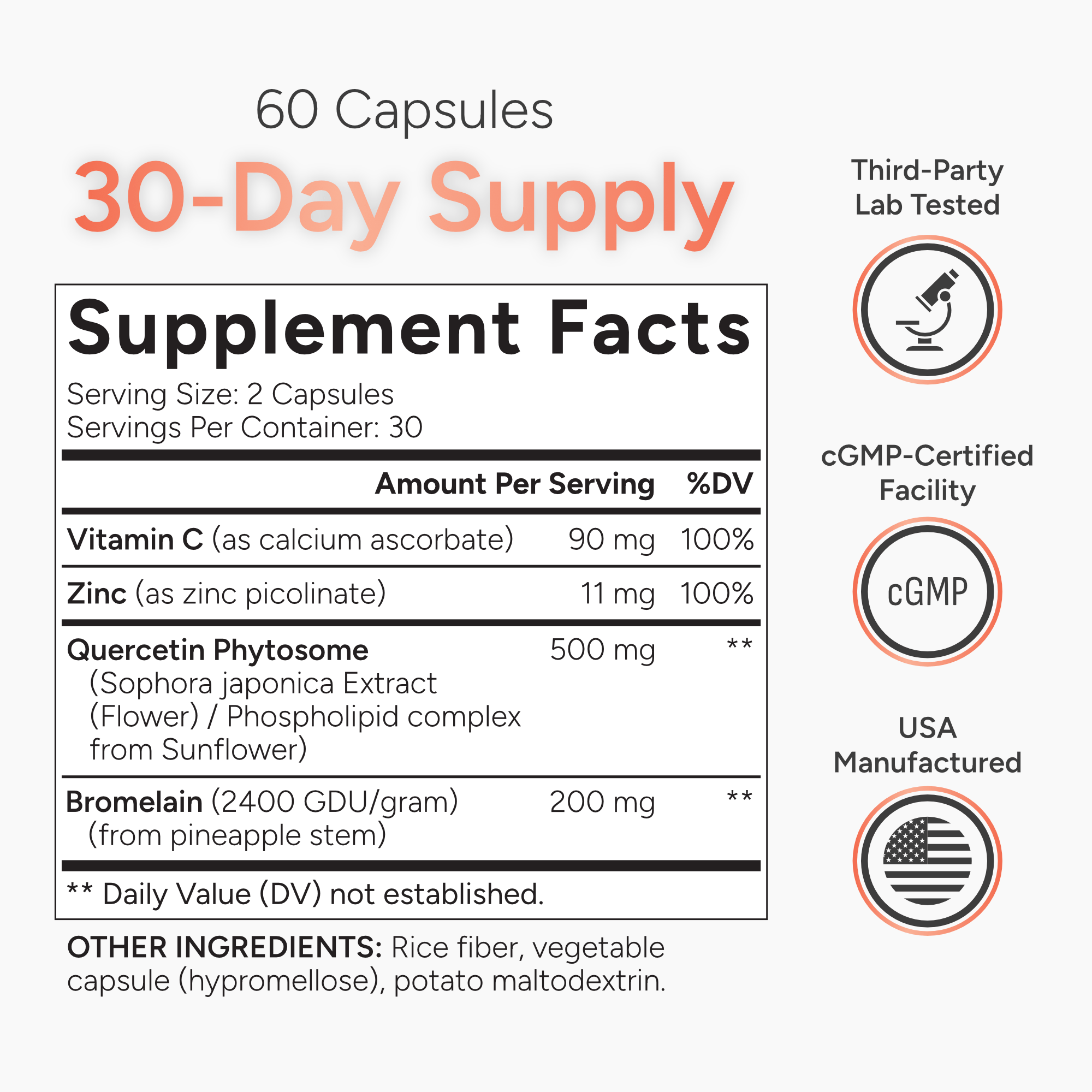 Quercetin | 50x Higher Absorption - Natural Approach