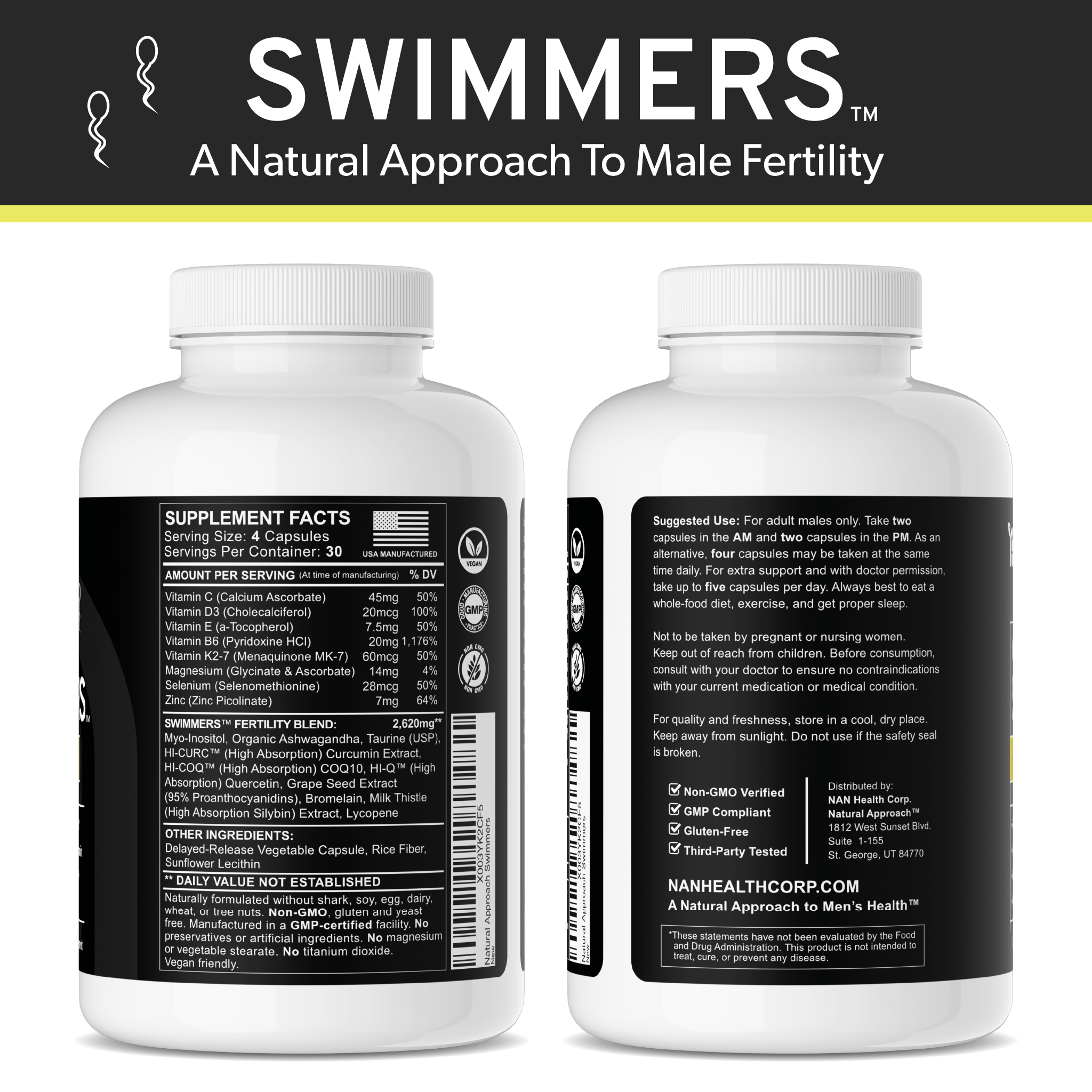 Swimmers® | Male Fertility Support - Natural Approach