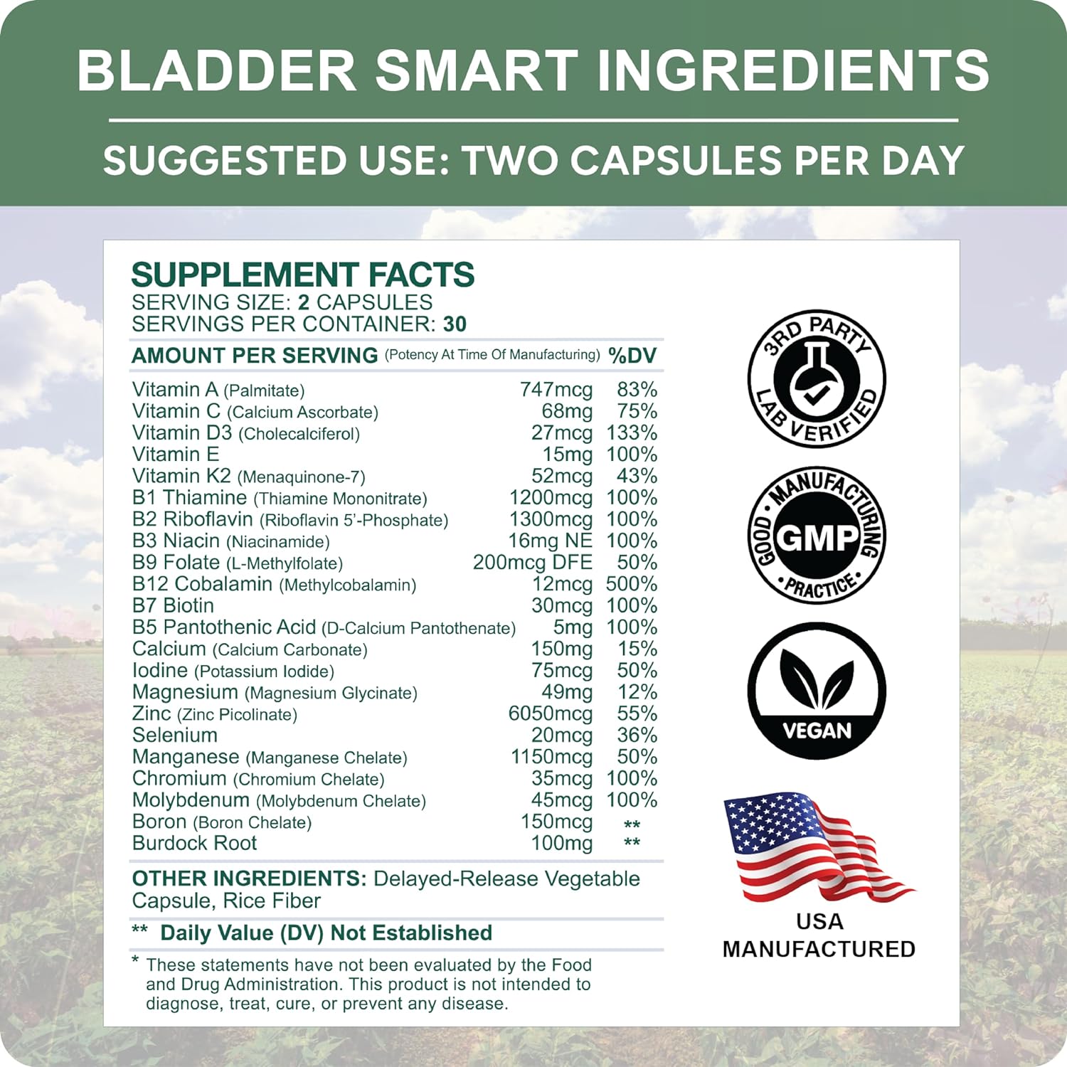 Bladder Smart® | Low Acid Multivitamin