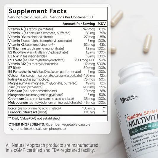 Bladder Smart® | Low Acid Multivitamin - Natural Approach