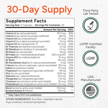 Bladder Smart® | Low Acid Multivitamin - Natural Approach