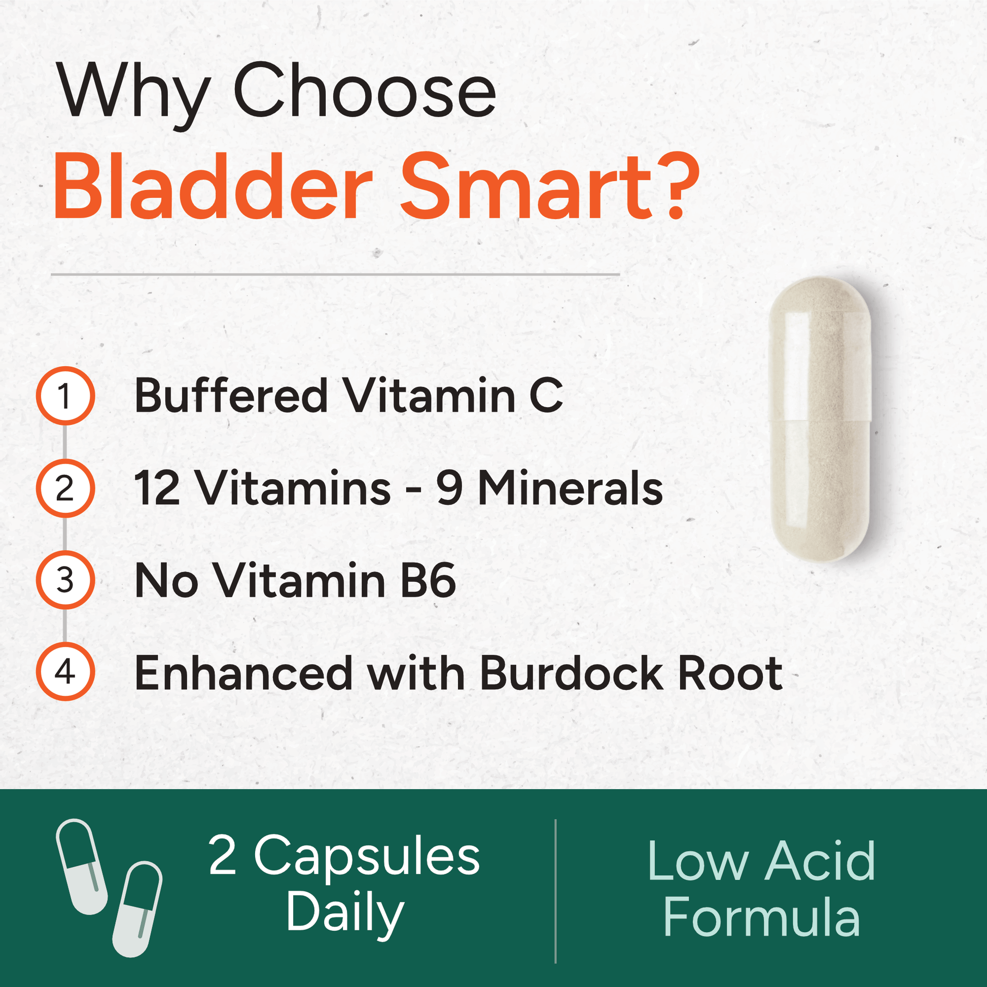 Bladder Smart® | Low Acid Multivitamin - Natural Approach