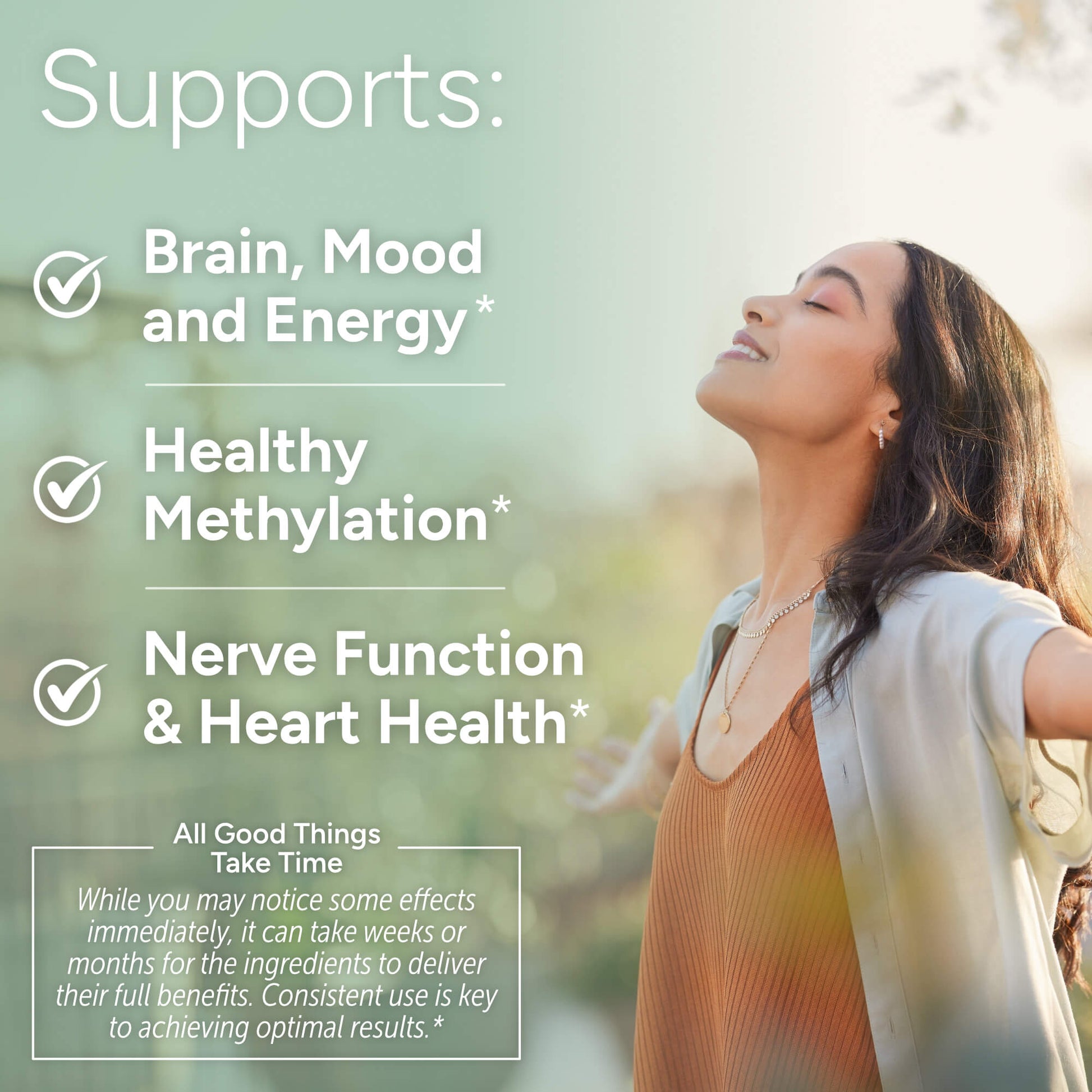 L - Methylfolate 15mg | 5 - MTHF Form - Natural Approach