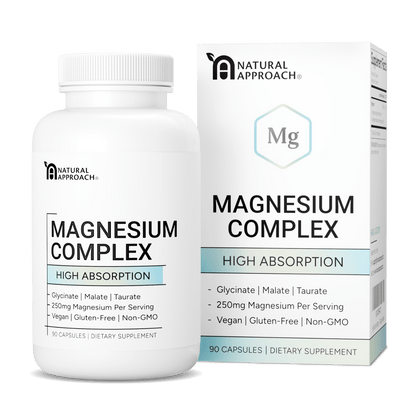 Magnesium Complex with Glycinate, Malate, and Taurate (90 Capsules) - Natural Approach