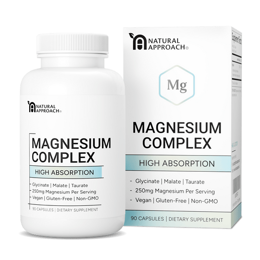 Magnesium Complex with Glycinate, Malate, and Taurate (90 Capsules) - Natural Approach