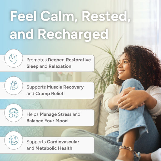 Magnesium Complex with Glycinate, Malate, and Taurate (90 Capsules) - Natural Approach