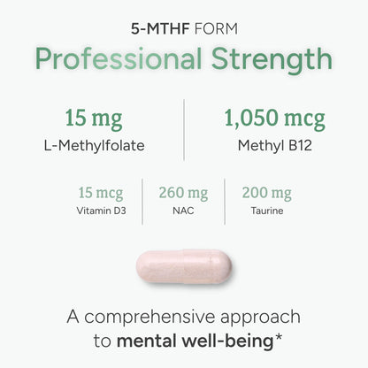 L-Methylfolate 15 mg | 5-MTHF Form