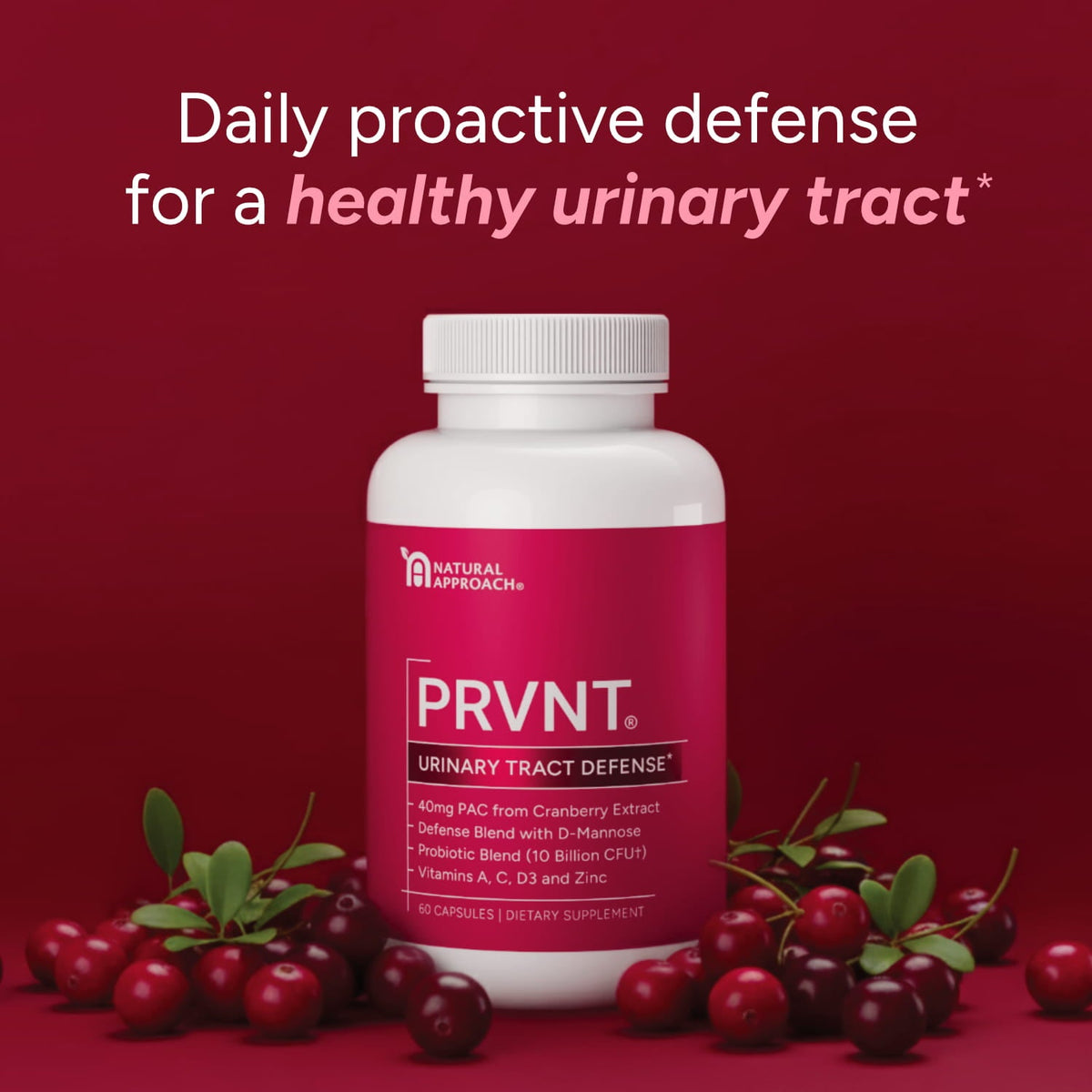 PRVNT Urinary Tract Support - Natural Approach