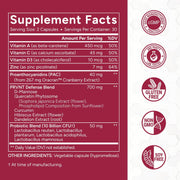 PRVNT Urinary Tract Support - Natural Approach