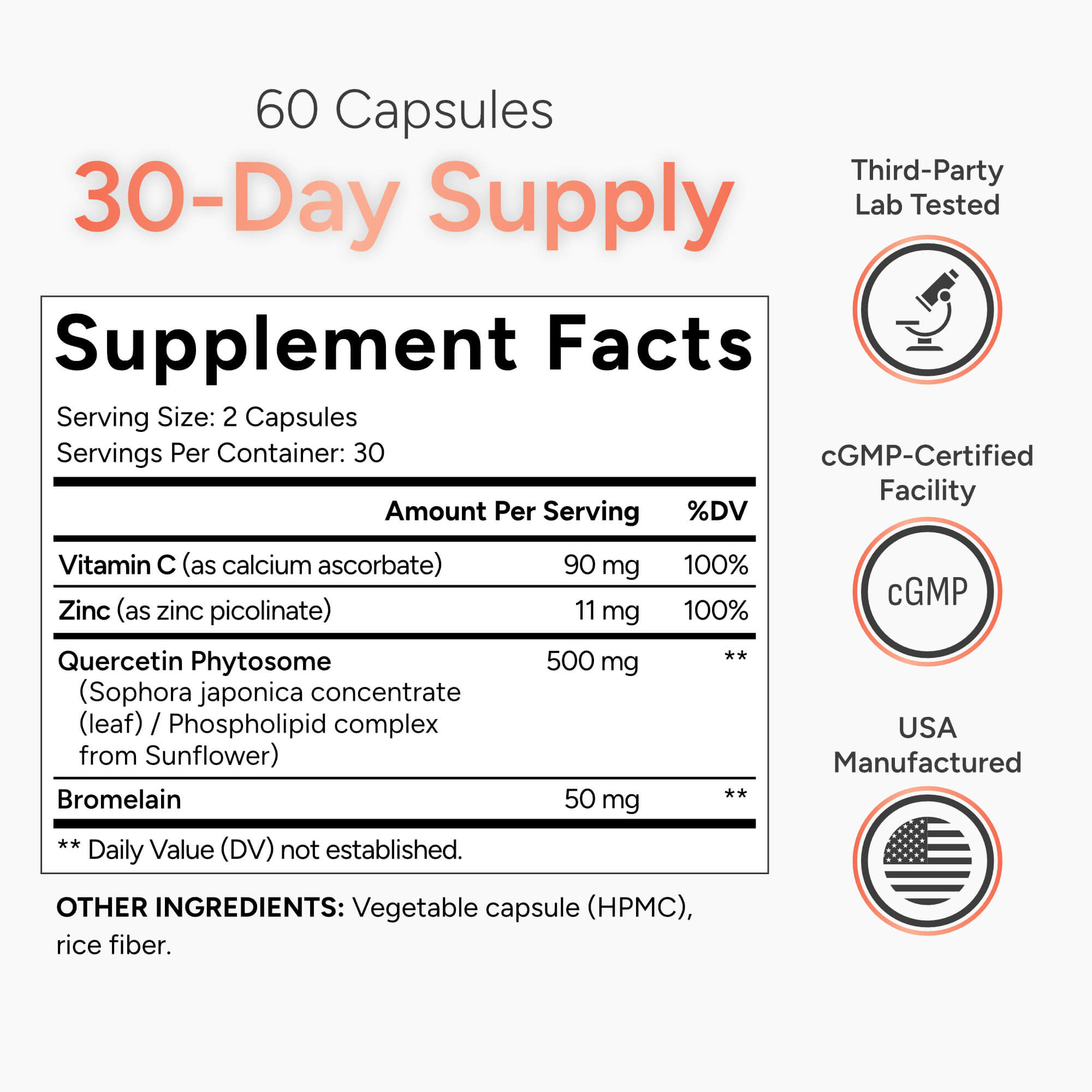 Quercetin | 50x Higher Absorption - Natural Approach